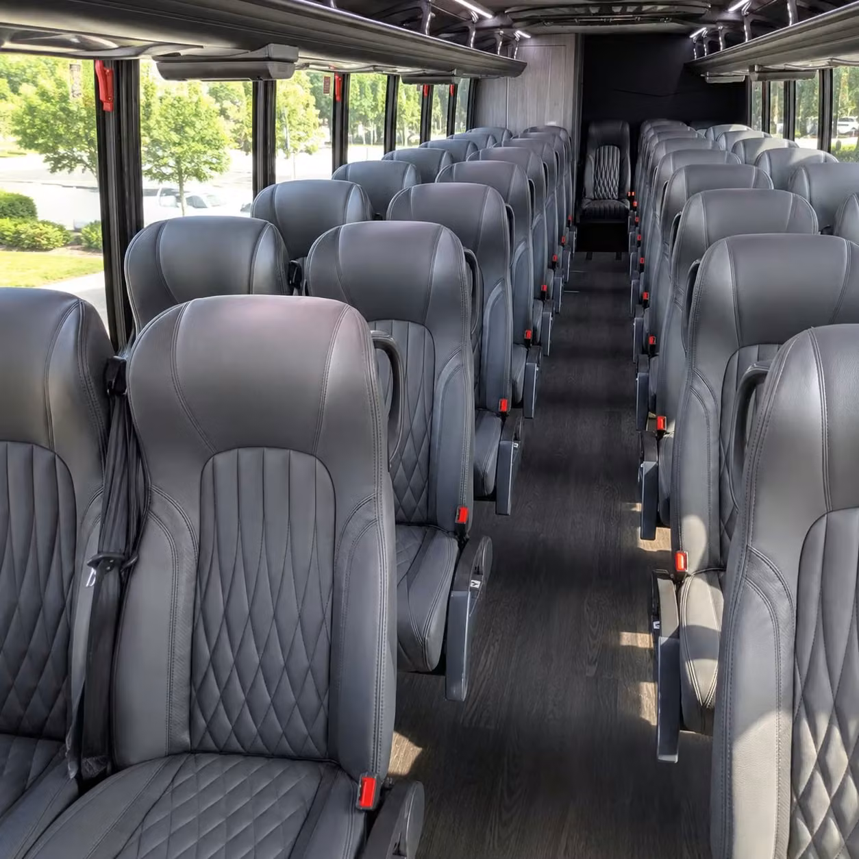 28 passenger minibus inside