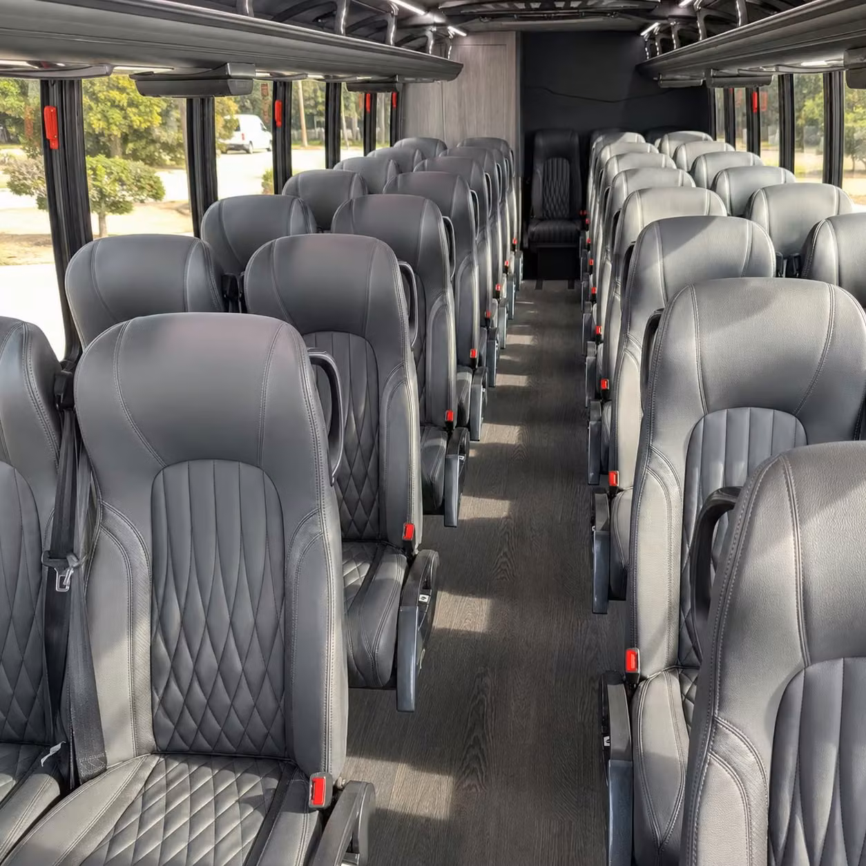 35 passenger minibus inside