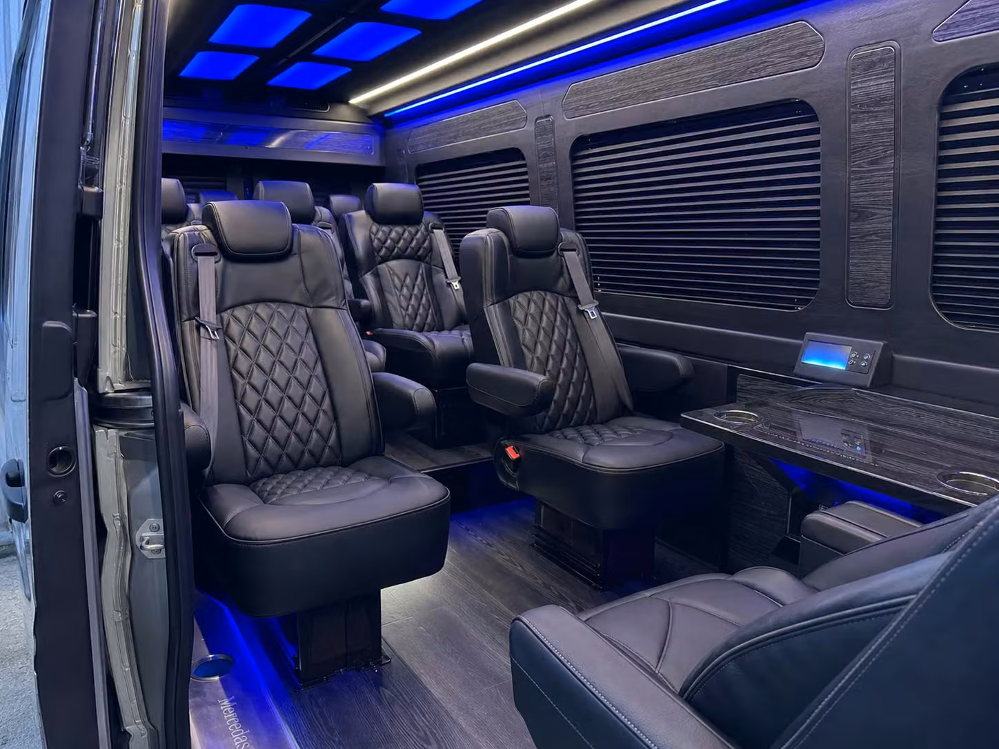 sprinter van transportation for groups and events across columbia